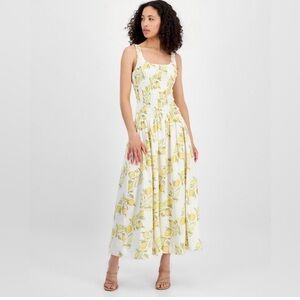 Avec Les Filles
Women's Drop Waist Smocked-Bodice Tank Maxi Dress 🍋